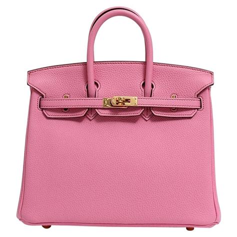 hermes birkin light pink|Hermes pink bubblegum handbags.